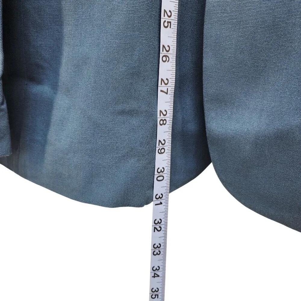 Coofandy Mens Blue Blazer Jacket Size L Button Closure